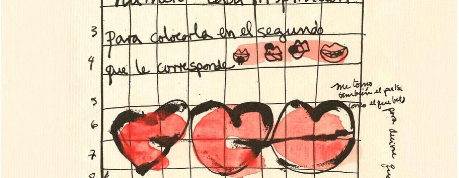 Retícula, texto, gesto, paisaje y monstruo