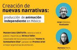 Imagen muestra de la actividad Master Class sobre producción de animación en México