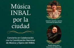 Imagen muestra de la actividad Música INBAL por la ciudad: Rodolfo Ritter y Zuly Amir L...