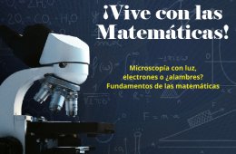 Imagen muestra de la actividad ¡Vive con las Matemáticas! Microscopía con luz, electr...