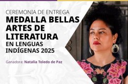 Imagen muestra de la actividad Medalla Bellas Artes de Literatura en lenguas indígenas
