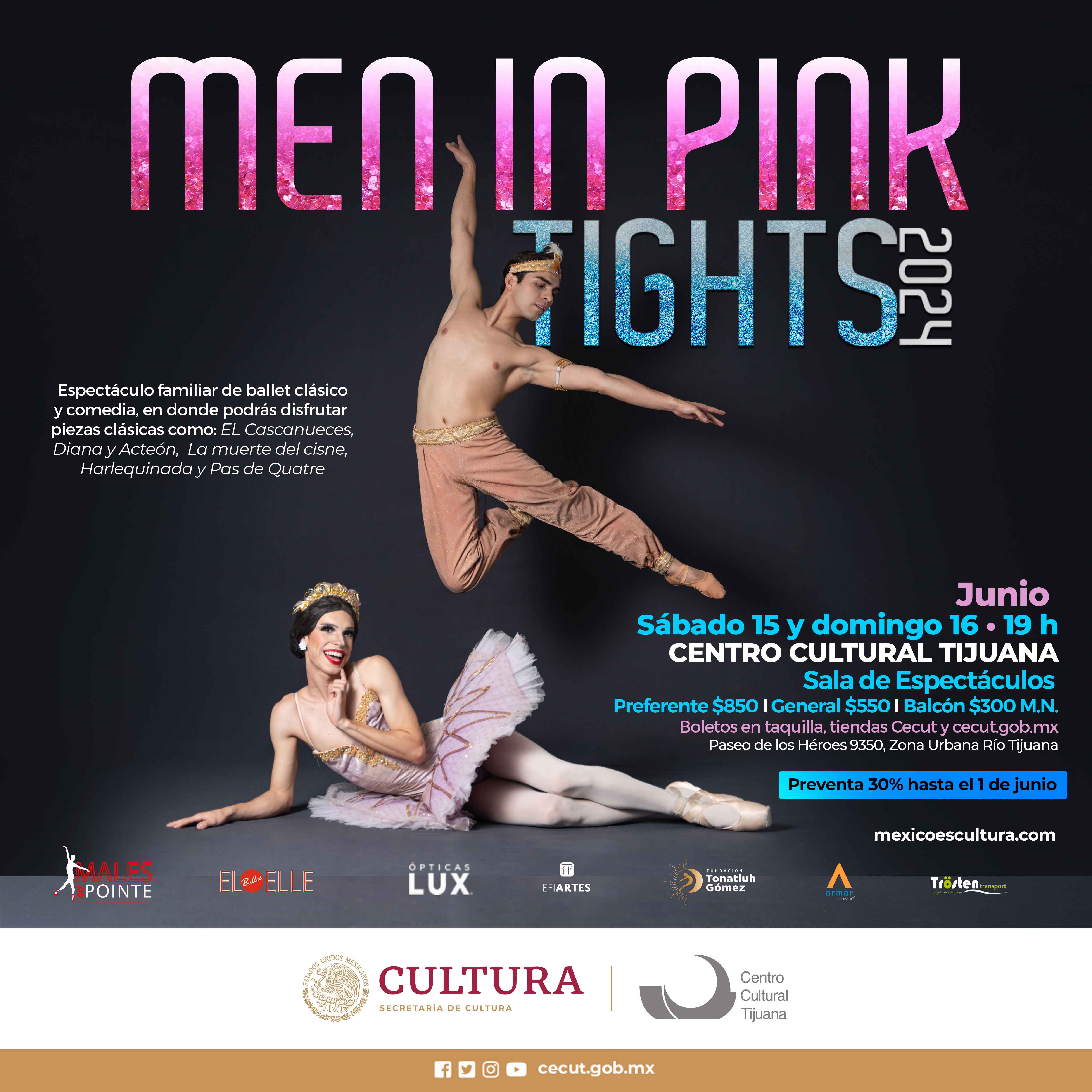 Imagen muestra de la actividad Men in Pink Tights