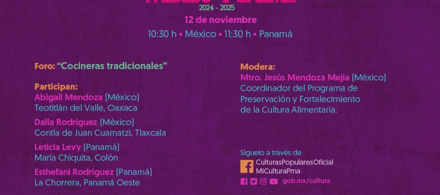 Foro Cocineras tradicionales