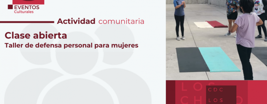 Defensa personal para mujeres. Clase abierta