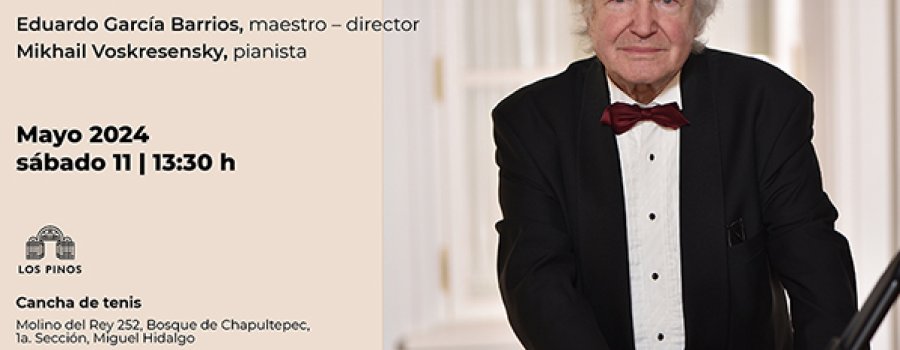 El maestro Mikhail Voskresensky con La Chávez