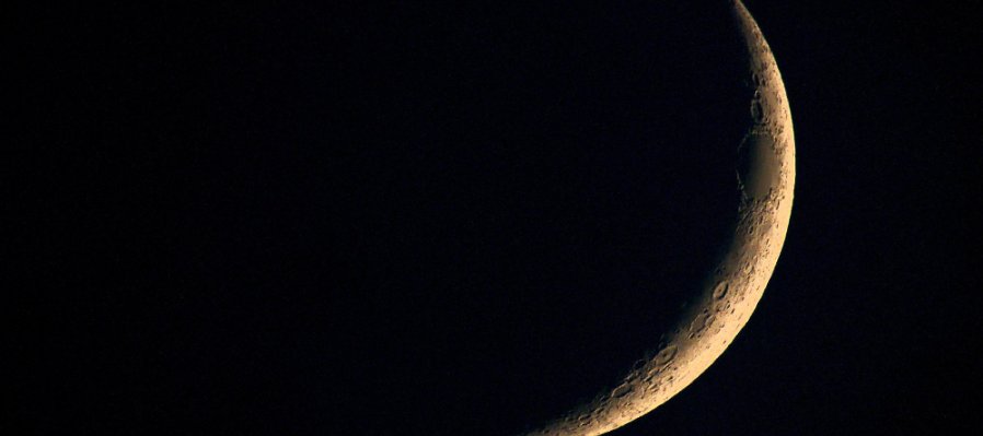 Mirando la luna crecer