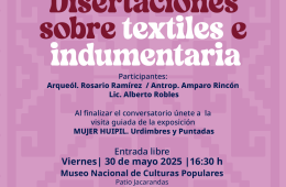 Disertaciones sobre textiles e indumentaria