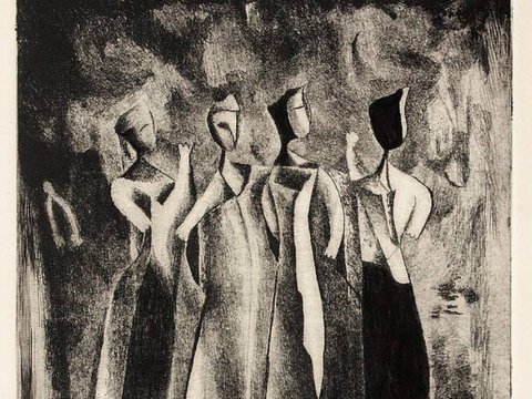 Mujeres en la estampa