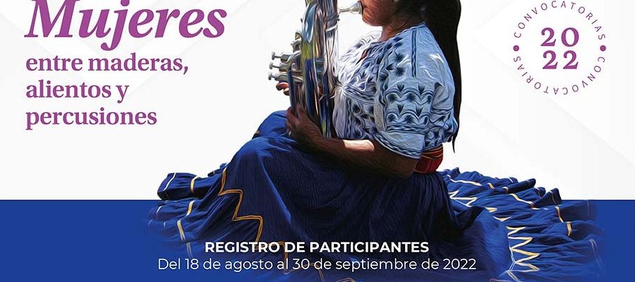 Mujeres entre maderas, alientos y percusiones