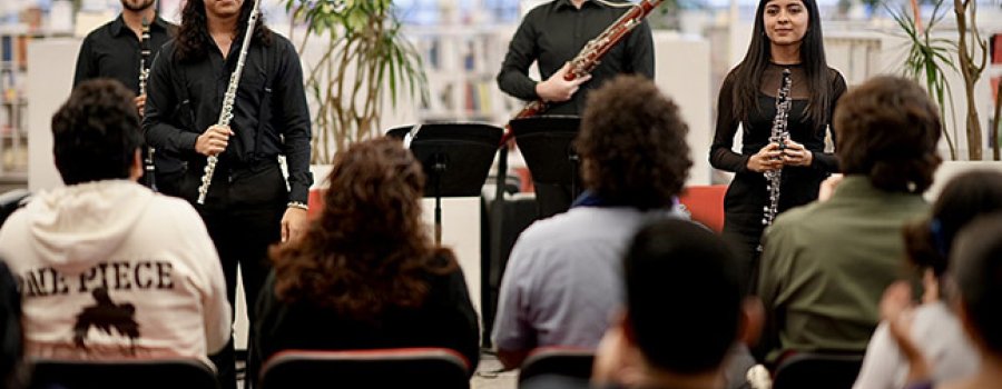 Recital de Música de Cámara de la Orquesta Escuela Carlos Chávez (instrumentos de aliento - madera)