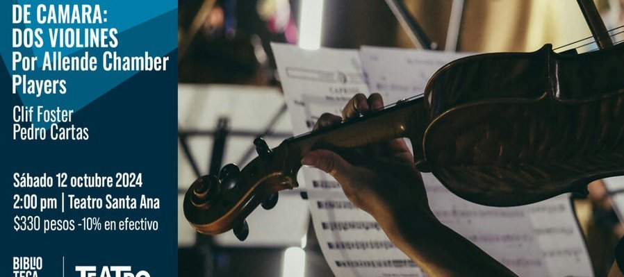 Música Clásica de cámara, dos violines