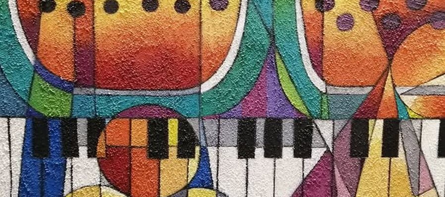 Músicos con sandías