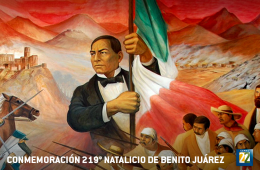 Conmemoración 219° Natalicio de  Benito Juárez