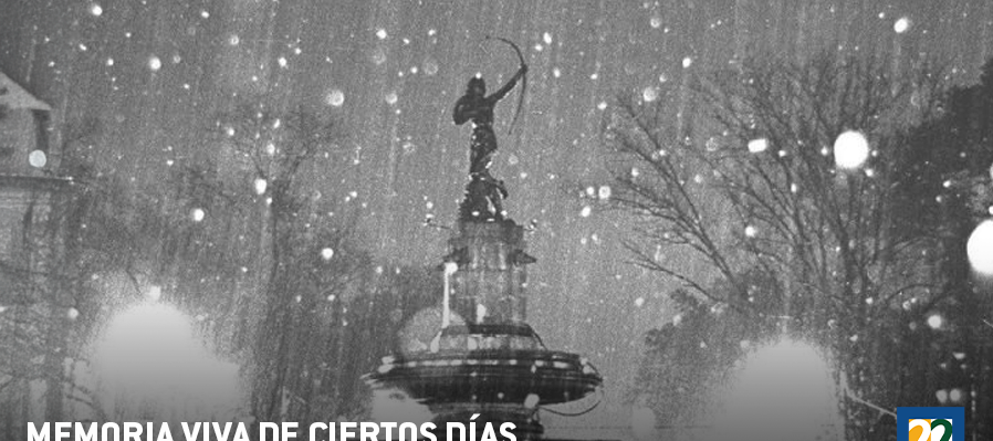Memoria viva de ciertos días. El día que la nieve llegó al Zócalo