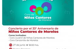 Imagen muestra de la actividad: Niños Cantores de Morelos