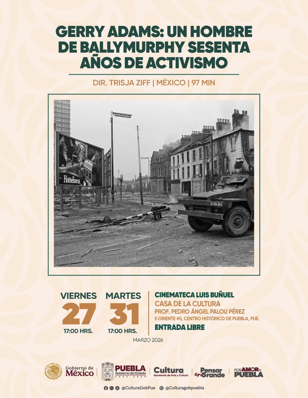 Imagen muestra de la actividad Gerry Adams: Un Hombre de Ballymurphy Sesenta Años de Activismo