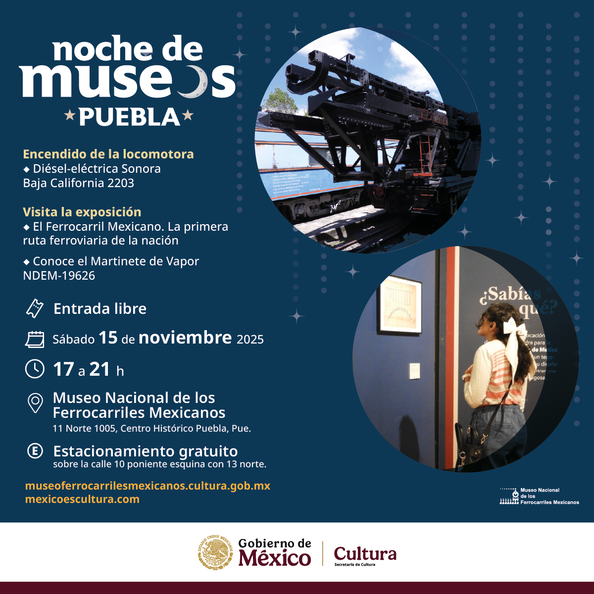 Imagen muestra de la actividad Noche de museos en Noviembre