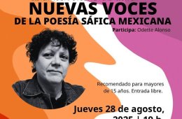 Imagen muestra de la actividad Nuevas voces de la poesía sáfica mexicana