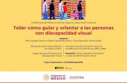 Imagen muestra de la actividad Taller cómo guiar y orientar a las personas con discapac...