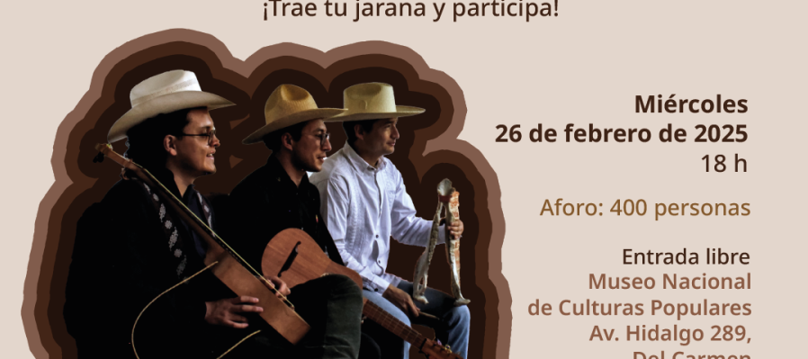 Presentación musical y fandango jarocho con la participación del grupo Pájaro Carpintero de Santa Cecilia