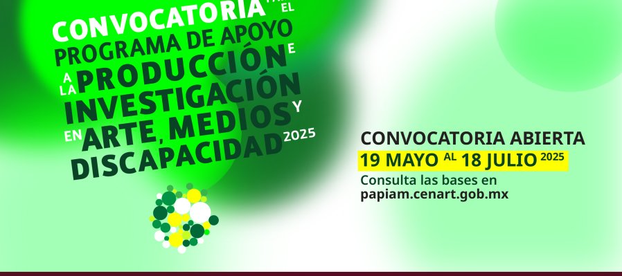 Programa de Apoyo a la Producción e Investigación en Arte, Medios y Discapacidad PAPIAM-D 2025