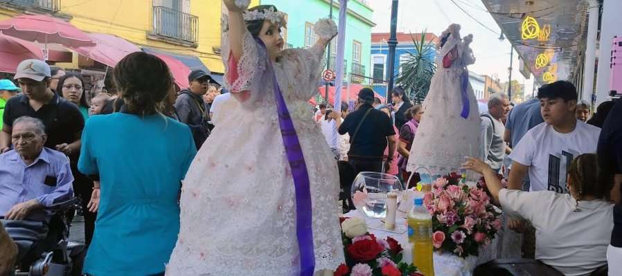 La fiesta de las Candelas. La Merced. Ciudad de México