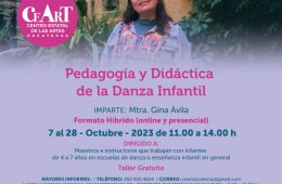 Imagen muestra de la actividad: Pedagogía y Didáctica de la Danza Infantil