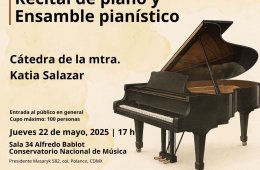Imagen muestra de la actividad Recital de piano y Ensamble pianístico