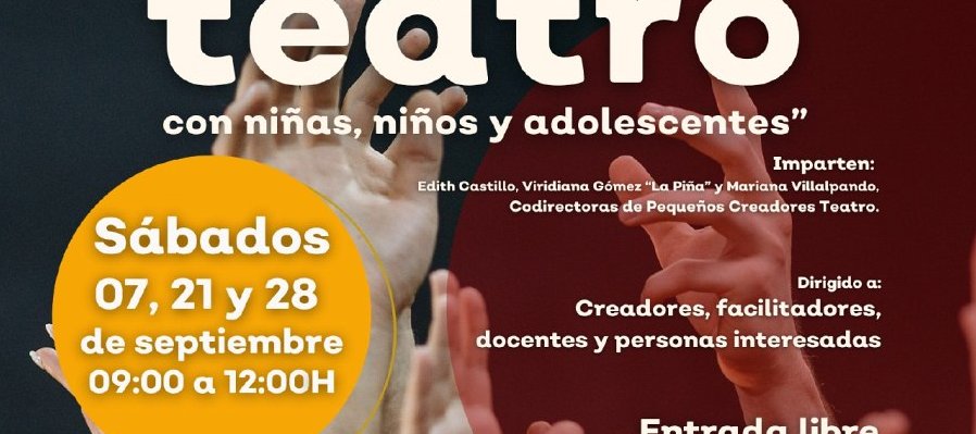 Crear jugando, teatro con niñas, niños y adolescentes