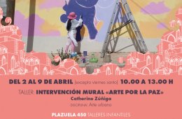 Imagen muestra de la actividad: Taller: Intervención mural "Arte por la Paz"