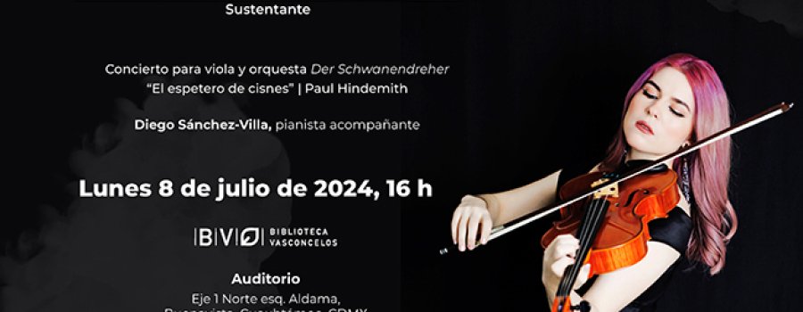 Concierto de titulación de viola