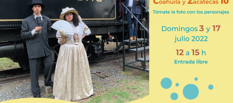 Día de trenes. Locomotora Coahuila-Zacatecas 10