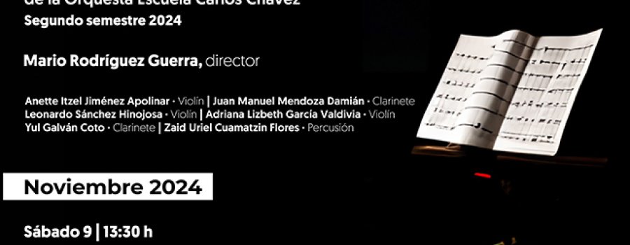 Ganadores del Concurso de solistas de la OECCh