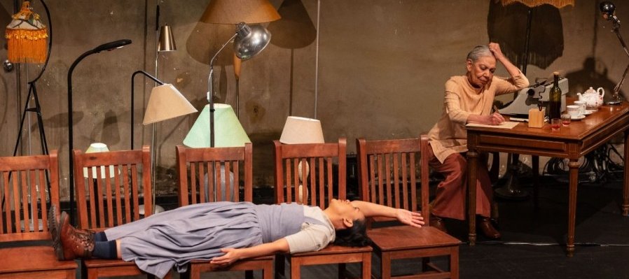 Prendida de las lámparas