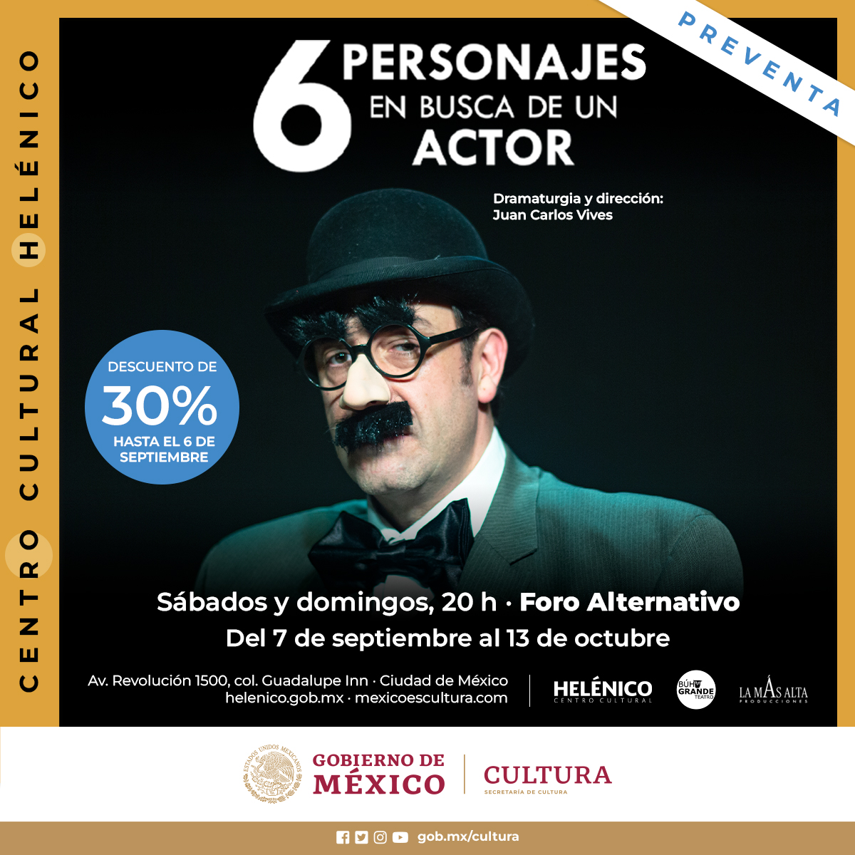 Imagen muestra de Seis personajes en busca de un actor 