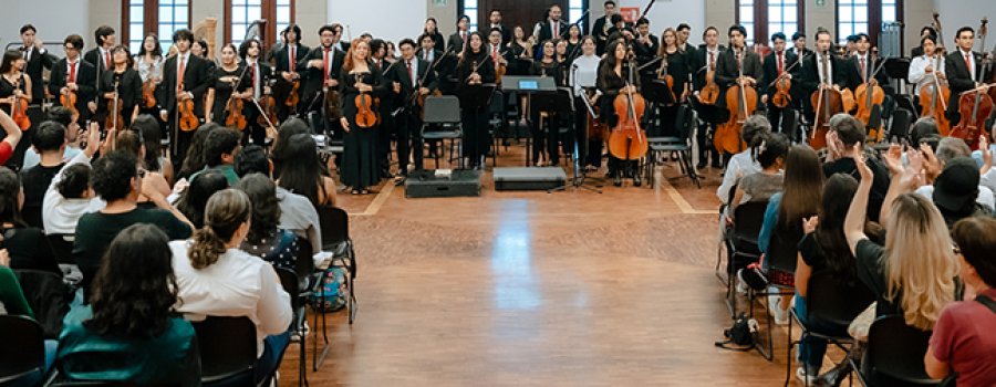 Homenaje a los maestros en activo fundadores de la Orquesta Sinfónica del Instituto Nacional de Protección a la Infancia (OSINPI 1975-1979)