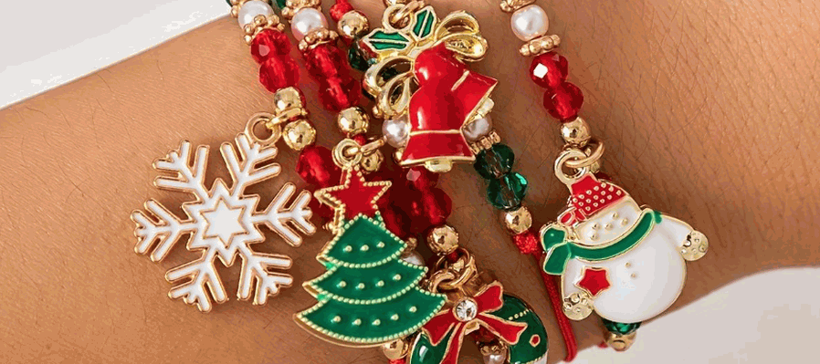 Taller de pulseras navideñas con tu inicial en código morse