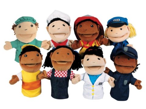 Puppets para la creación colectiva del Escuadrón FIV