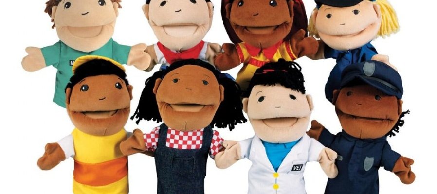 Puppets para la creación colectiva del Escuadrón FIV