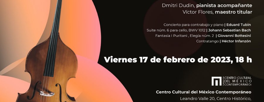 Recital de contrabajo de la Orquesta Escuela Carlos Chávez