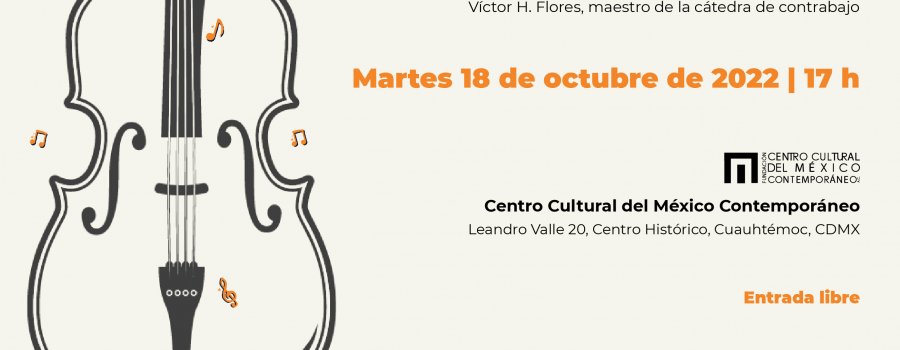Recital de contrabajo de la Orquesta Escuela Carlos Chávez