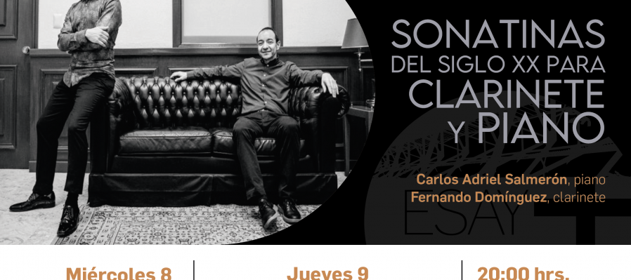 Recital Sonatinas del Siglo XX para Clarinete y Piano