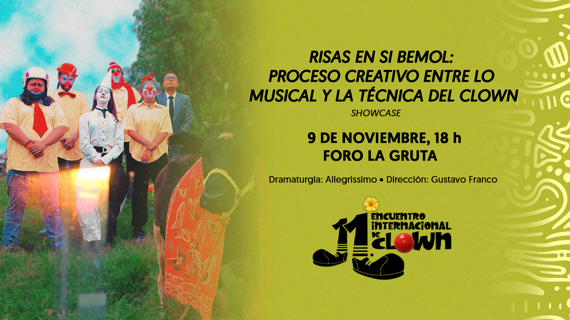 Imagen muestra de Risas en si bemol: proceso creativo entre lo musical y la técnica del clown