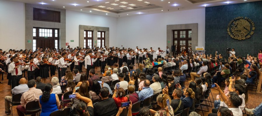 Grabación de programa de aniversario