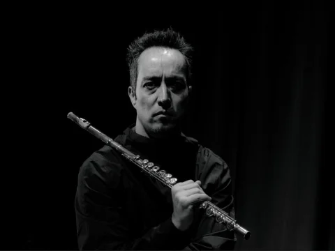 Omar Córdova, flauta / Sociedad de Impro Brutal: Se hará lo que el público quiera