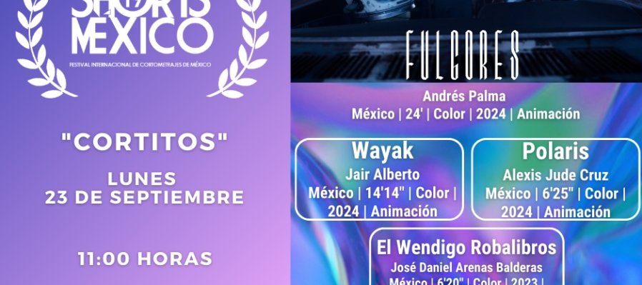 Cortometrajes: Fulgores, Wayak, Polaris y El Wendigo Robalibros
