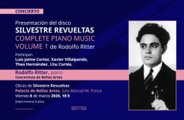 "Silvestre Revueltas Complete Piano Music. Volumen 1" de Rodolfo Ritter