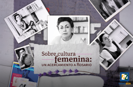 Sobre cultura femenina: Un acercamiento a Rosario