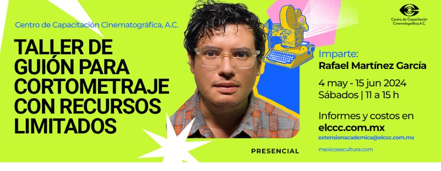 Taller: Guion para cortometraje con recursos limitados