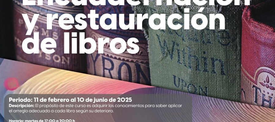 Encuadernación y restauración de libros
